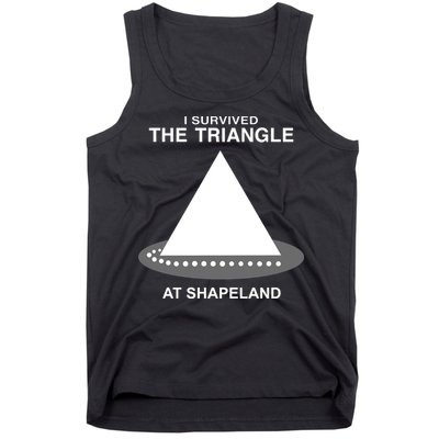 I Survived The Triangle At Shapeland Tank Top