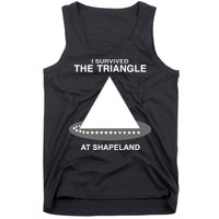 I Survived The Triangle At Shapeland Tank Top