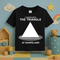 I Survived The Triangle At Shapeland Toddler T-Shirt