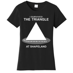 I Survived The Triangle At Shapeland Women's T-Shirt