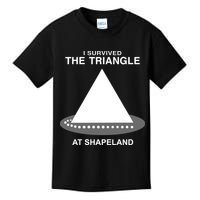 I Survived The Triangle At Shapeland Kids T-Shirt
