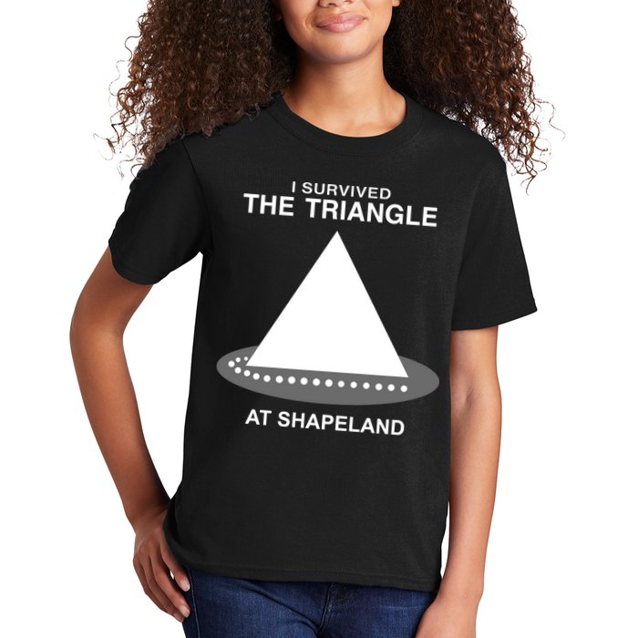 I Survived The Triangle At Shapeland Kids T-Shirt