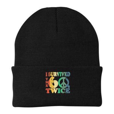 I Survived The Sixties 60s Twice Knit Cap Winter Beanie