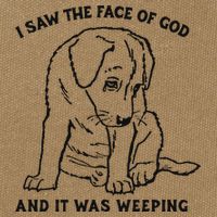 I Saw The Face Of God And It Was Weeping Cotton Canvas Backpack