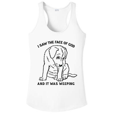 I Saw The Face Of God And It Was Weeping Ladies PosiCharge Competitor Racerback Tank