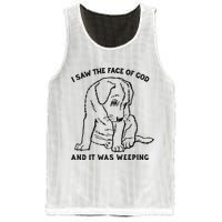 I Saw The Face Of God And It Was Weeping Mesh Reversible Basketball Jersey Tank