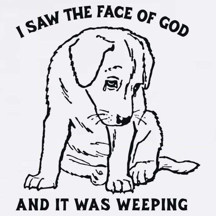 I Saw The Face Of God And It Was Weeping Mesh Reversible Basketball Jersey Tank