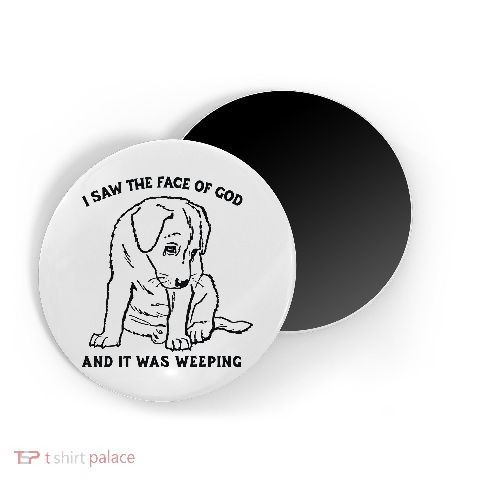 I Saw The Face Of God And It Was Weeping Magnet