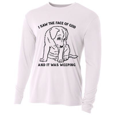 I Saw The Face Of God And It Was Weeping Cooling Performance Long Sleeve Crew