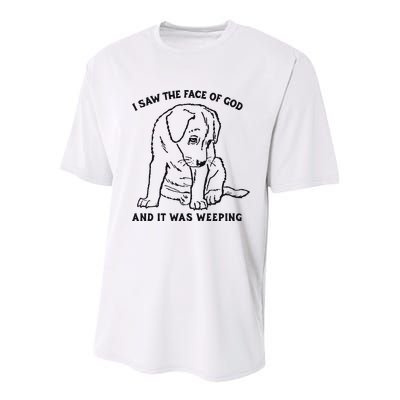 I Saw The Face Of God And It Was Weeping Youth Performance Sprint T-Shirt