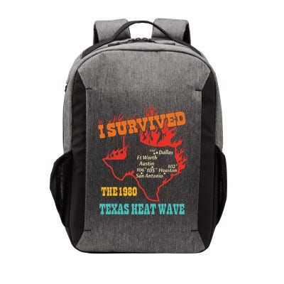 I Survived The 1980 Texas Heat Wave Vintage Quote Vector Backpack