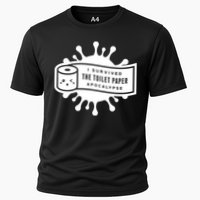 I Survived The Toilet Paper Apocalypse Cooling Performance Crew T-Shirt