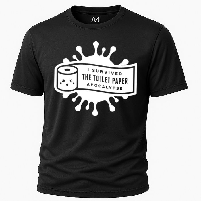 I Survived The Toilet Paper Apocalypse Cooling Performance Crew T-Shirt