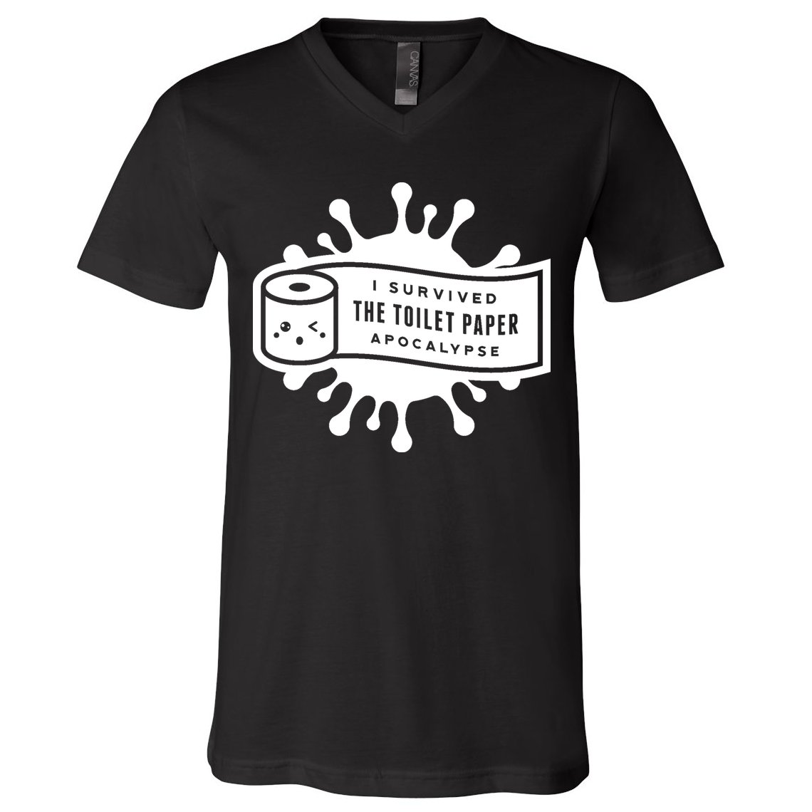 I Survived The Toilet Paper Apocalypse V-Neck T-Shirt