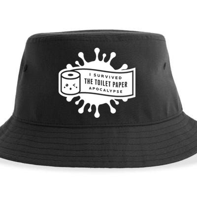 I Survived The Toilet Paper Apocalypse Sustainable Bucket Hat