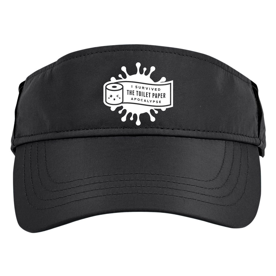 I Survived The Toilet Paper Apocalypse Adult Drive Performance Visor