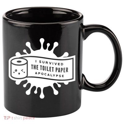 I Survived The Toilet Paper Apocalypse 11oz C Handle Ceramic Mug