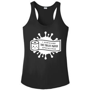 I Survived The Toilet Paper Apocalypse Ladies PosiCharge Competitor Racerback Tank