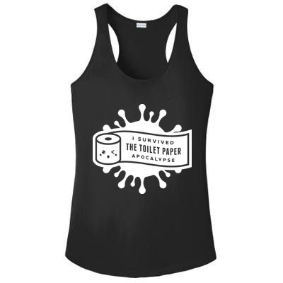 I Survived The Toilet Paper Apocalypse Ladies PosiCharge Competitor Racerback Tank
