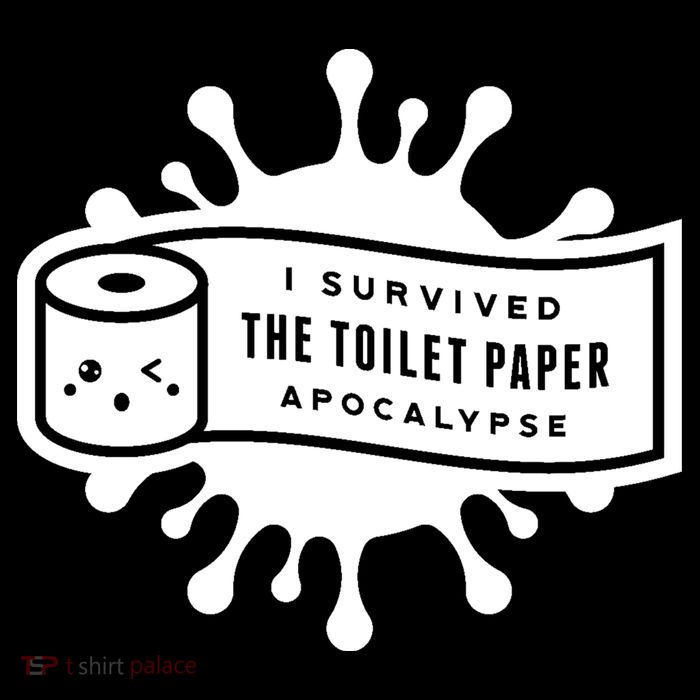 I Survived The Toilet Paper Apocalypse Pom Pom 12in Knit Beanie