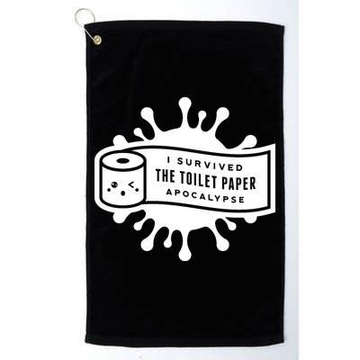 I Survived The Toilet Paper Apocalypse Golf Towel
