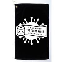 I Survived The Toilet Paper Apocalypse Golf Towel