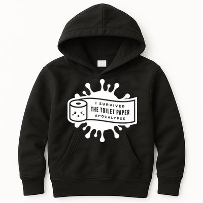 I Survived The Toilet Paper Apocalypse Kids Hoodie