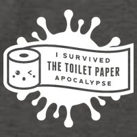 I Survived The Toilet Paper Apocalypse Vector Backpack