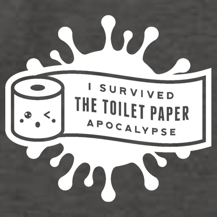I Survived The Toilet Paper Apocalypse Vector Backpack