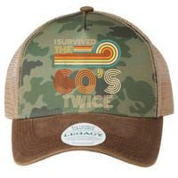 I Survived The 60s Twice Sixties 70th 70s Year Old Birthday Legacy Tie Dye Trucker Hat