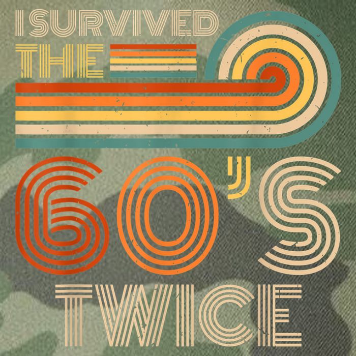 I Survived The 60s Twice Sixties 70th 70s Year Old Birthday Legacy Tie Dye Trucker Hat