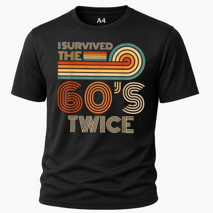 I Survived The 60s Twice Sixties 70th 70s Year Old Birthday Performance Shirt