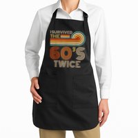 I Survived The 60s Twice Sixties 70th 70s Year Old Birthday Apron