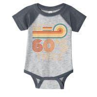 I Survived The 60s Twice Sixties 70th 70s Year Old Birthday Infant Baby Jersey Bodysuit