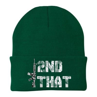 I Second That I 2nd That Gun Rights Guns Control Knit Cap Winter Beanie