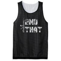 I Second That I 2nd That Gun Rights Guns Control Mesh Reversible Basketball Jersey Tank