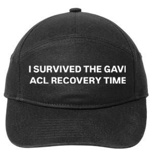 I Survived The Gavi Acl Recovery Time 7-Panel Snapback Hat