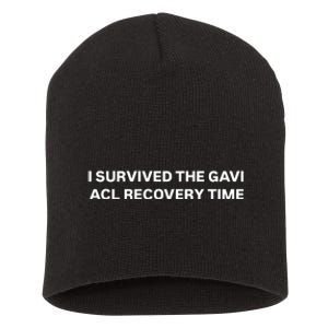 I Survived The Gavi Acl Recovery Time Short Acrylic Beanie