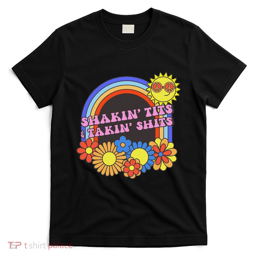 Inappropriate Shaking Tits And Taking Shits Embarassing T-Shirt