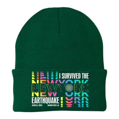 I Survived The New York City Earthquake Knit Cap Winter Beanie