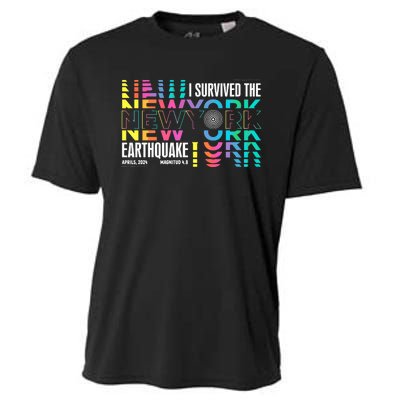 I Survived The New York City Earthquake Cooling Performance Crew T-Shirt