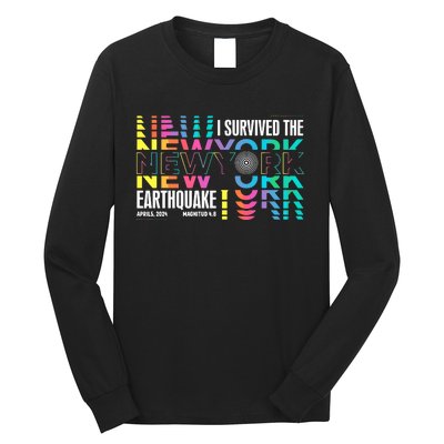 I Survived The New York City Earthquake Long Sleeve Shirt