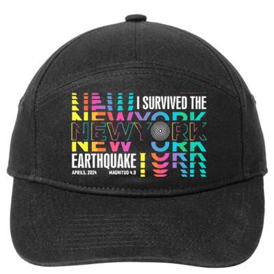 I Survived The New York City Earthquake 7-Panel Snapback Hat