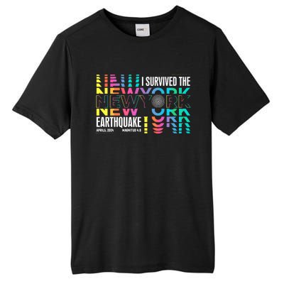 I Survived The New York City Earthquake Tall Fusion ChromaSoft Performance T-Shirt