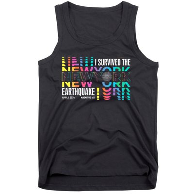 I Survived The New York City Earthquake Tank Top