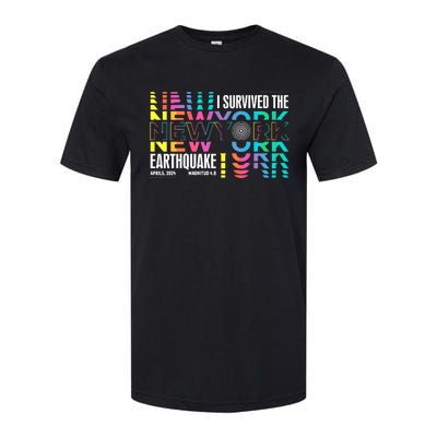 I Survived The New York City Earthquake Softstyle CVC T-Shirt