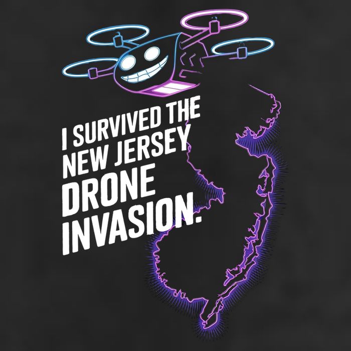 I Survived The New Jersey Drone Invasion Cool Comfort Performance Bucket Hat
