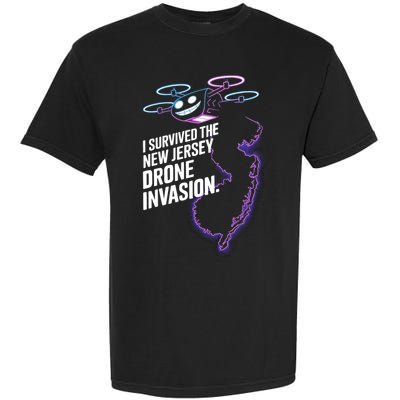 I Survived The New Jersey Drone Invasion Garment-Dyed Heavyweight T-Shirt