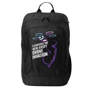 I Survived The New Jersey Drone Invasion City Backpack