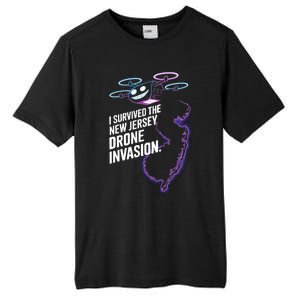 I Survived The New Jersey Drone Invasion Tall Fusion ChromaSoft Performance T-Shirt